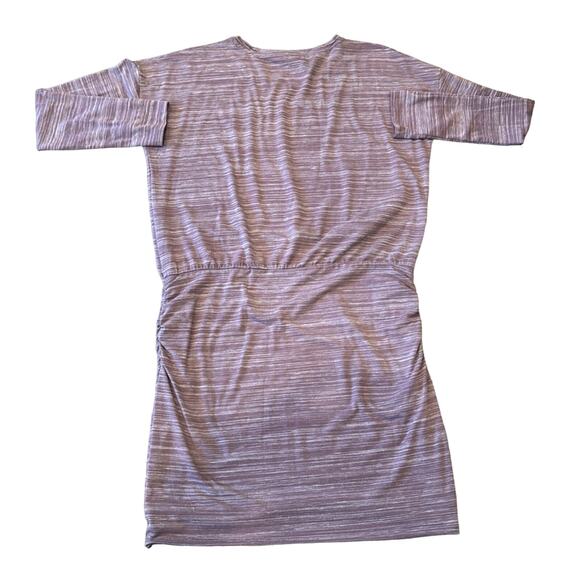 Athleta Women's Beyond Soft Avenues Dress Mauve White Size L - Picture 3 of 11